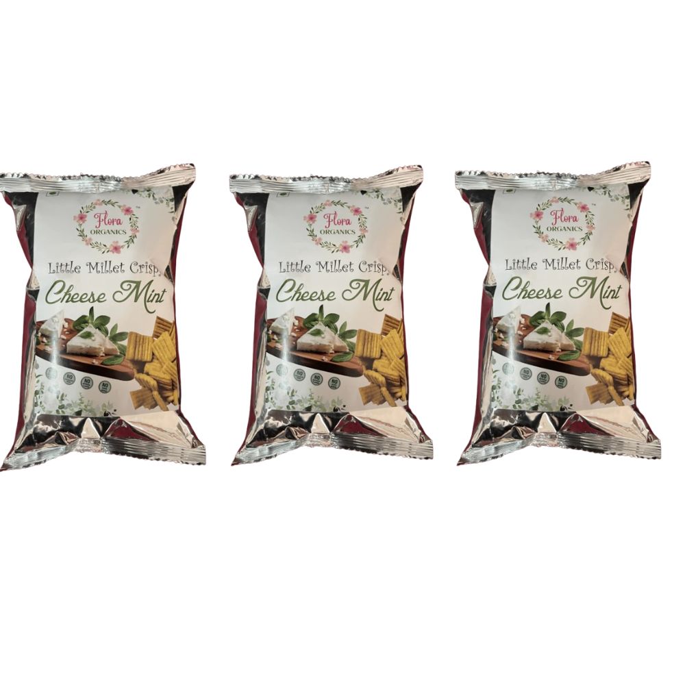 Flora Organics Little Millet Crispy Cheese Mint