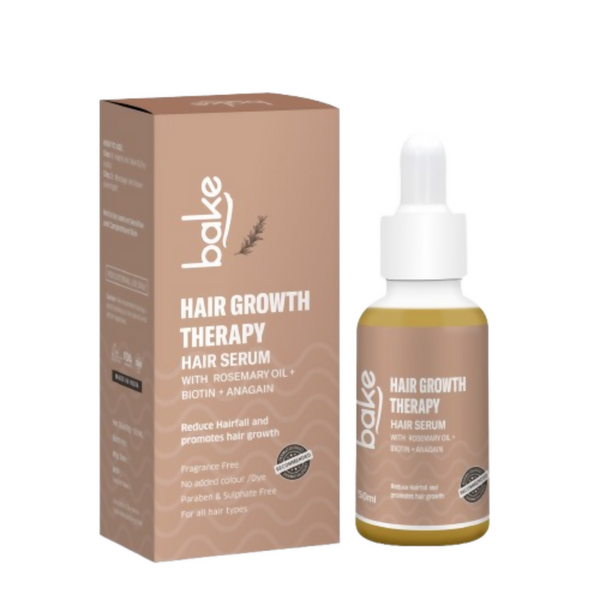 Bake Pure Rosemary Oil Hair Serum with Anagain & Biotin
