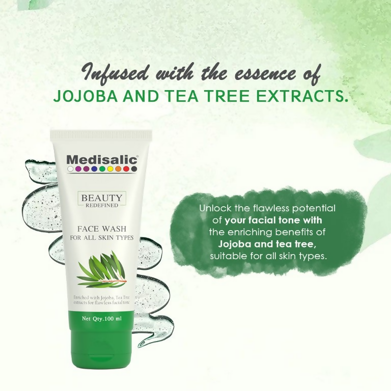 Torque's Medisalic Face Wash Enriched With Jojoba And Tea Tree Extracts For All Skin Types - Distacart