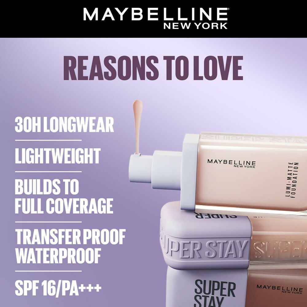 Maybelline New York Super Stay Lumi-Matte Liquid Foundation - 125 - Distacart
