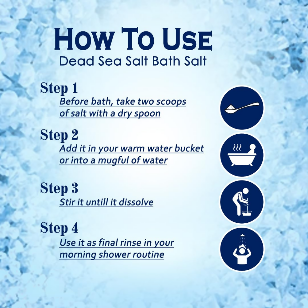 VedicAyurveda Dead Sea Salt and Lavender Bath Salt - Dista