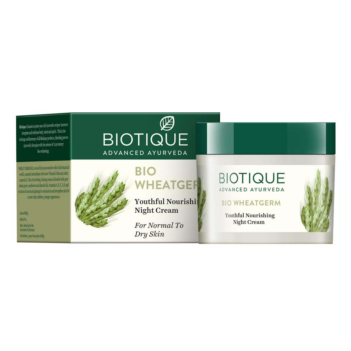 Biotique Firming Face & Body Cream - Bio Wheat Germ - Distacart