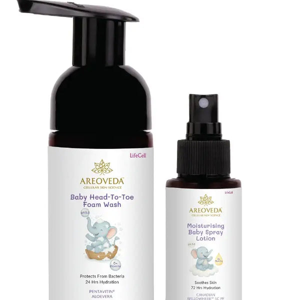 AreoVeda Baby Wash and Lotion Combo - Distacart