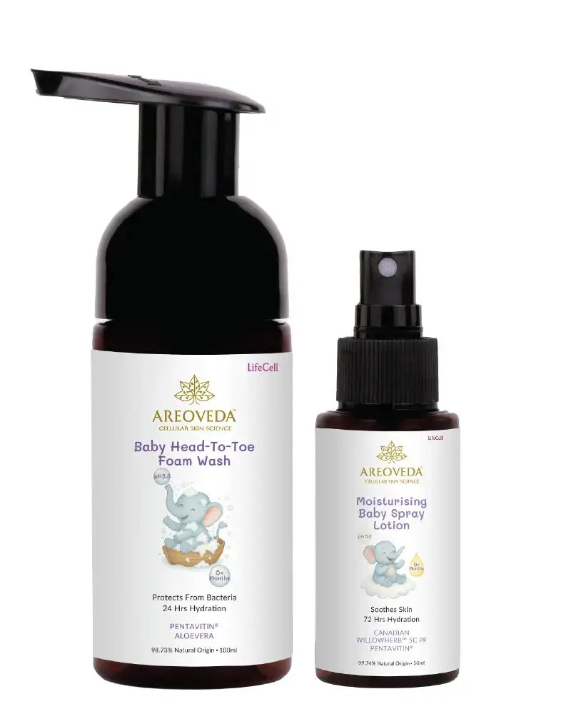 AreoVeda Baby Wash and Lotion Combo - Distacart