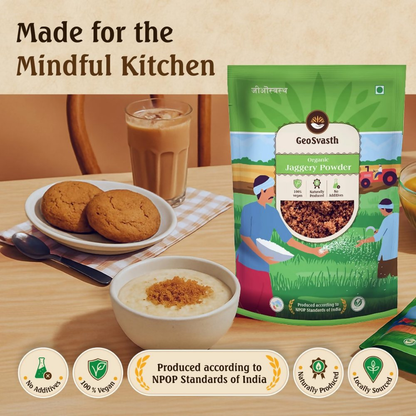 GeoSvasth Organic Jaggery Powder - Dista