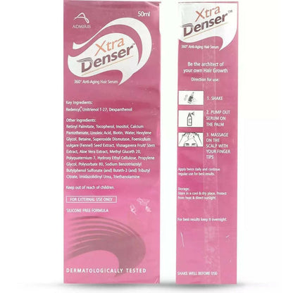 Admiris Xtra Denser Hair Serum - Distacart