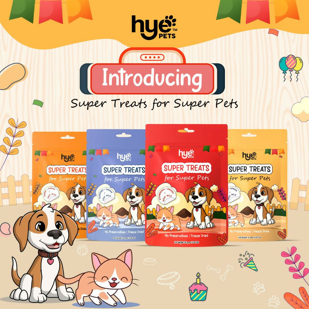 Hye Pets Super Treats For Super Pets – Freeze Dried Treats Made With Goat Milk, Carrot & Banana - Distacart