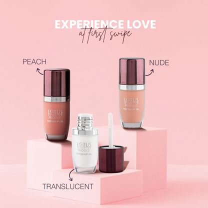 Lotus Make Up Proedit Tinted Lip Oils - Peach - Distacart