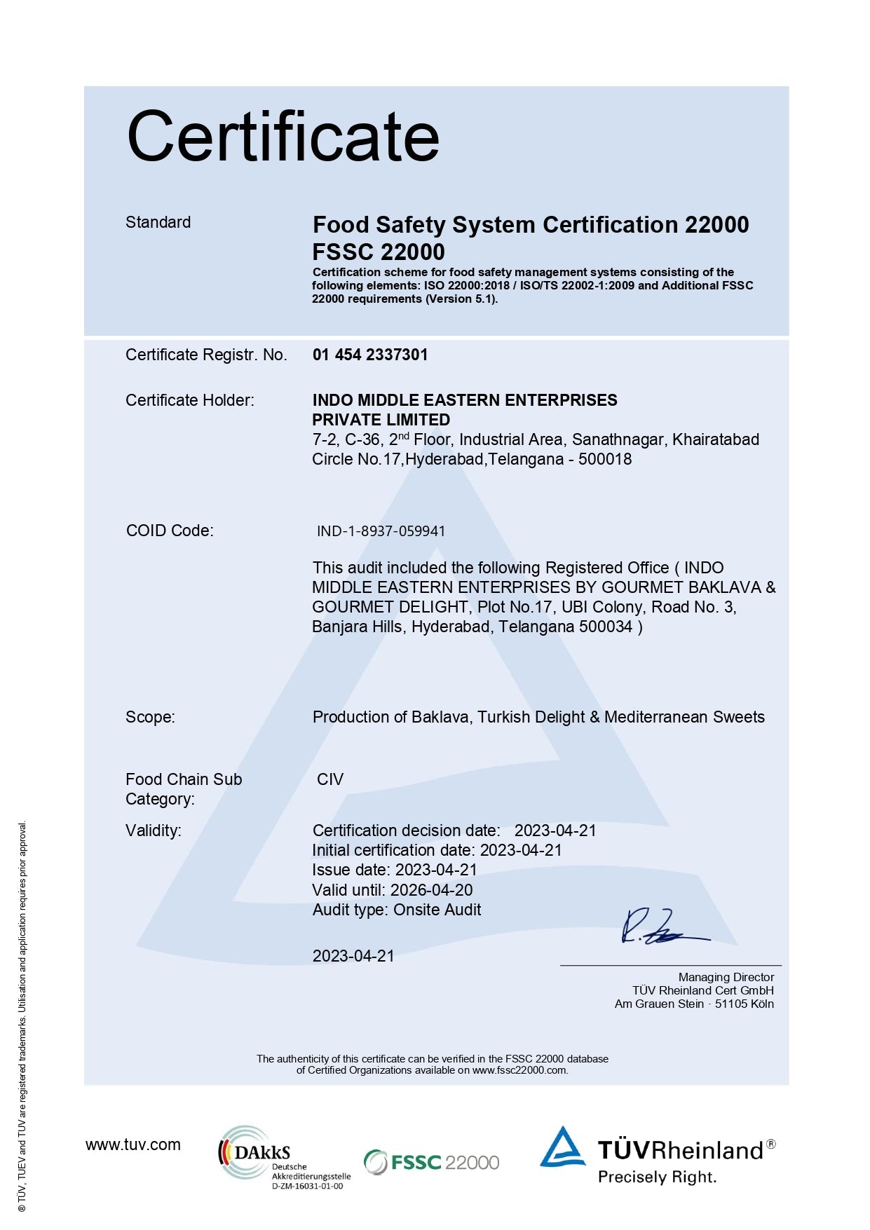 Gourmet Baklava Classic Gift Box Of Assorted Nest Baklava