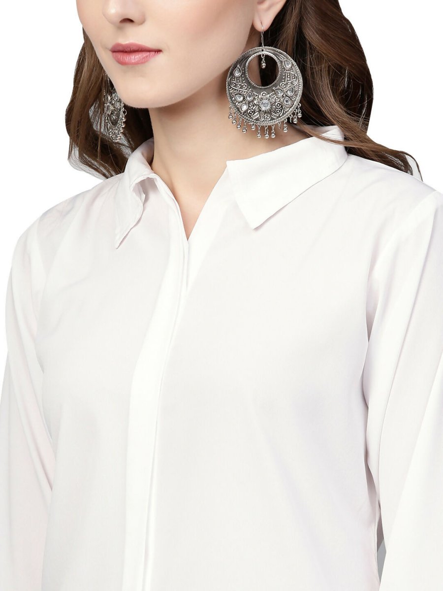 Ahalyaa Women's Traditional Wea Co-ods - White - Distacart