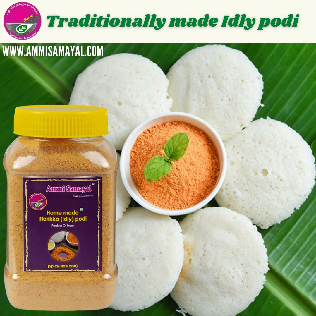 Ammi Samayal Homemade Idli Podi and Cold Pressed Sesame Oil Combo - Distacart