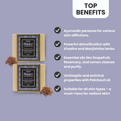 Neev Herbal Handmade Soaps Daily Skin Detox - Distacart