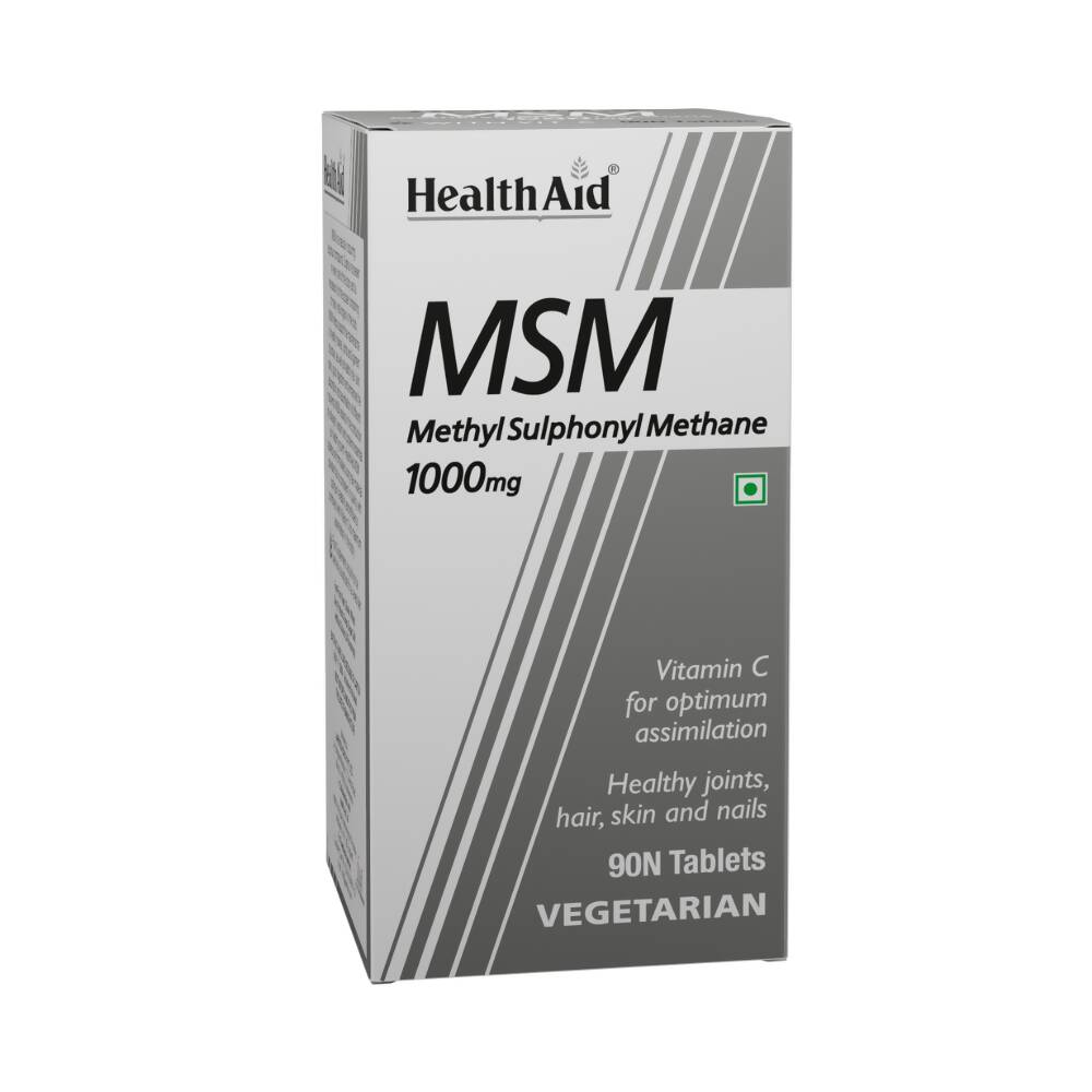 HealthAid MSM 1000 mg Tablets - Distacart