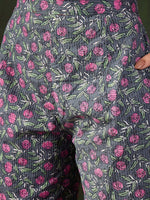 Thumbnail for Sangria Printed Kurta With Trouser