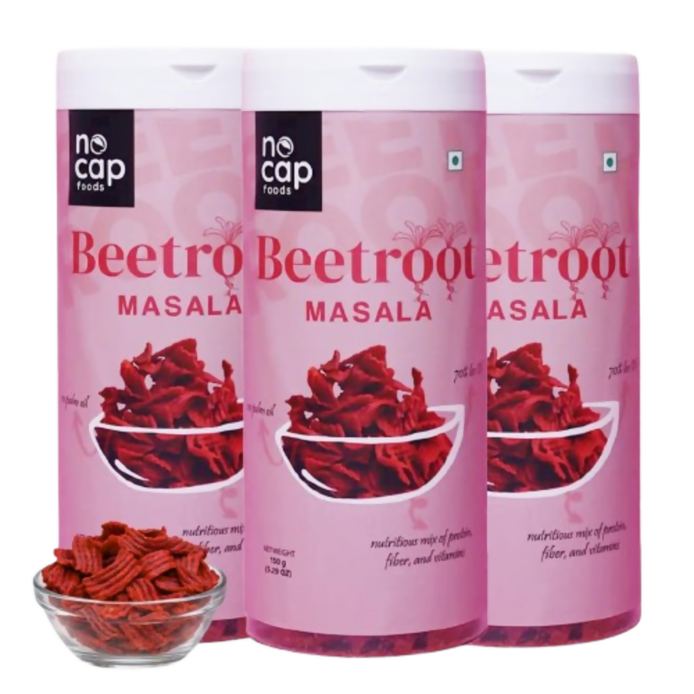 Nocap foods Zero Guilt Healthy Chips - Beetroot Masala - Dista