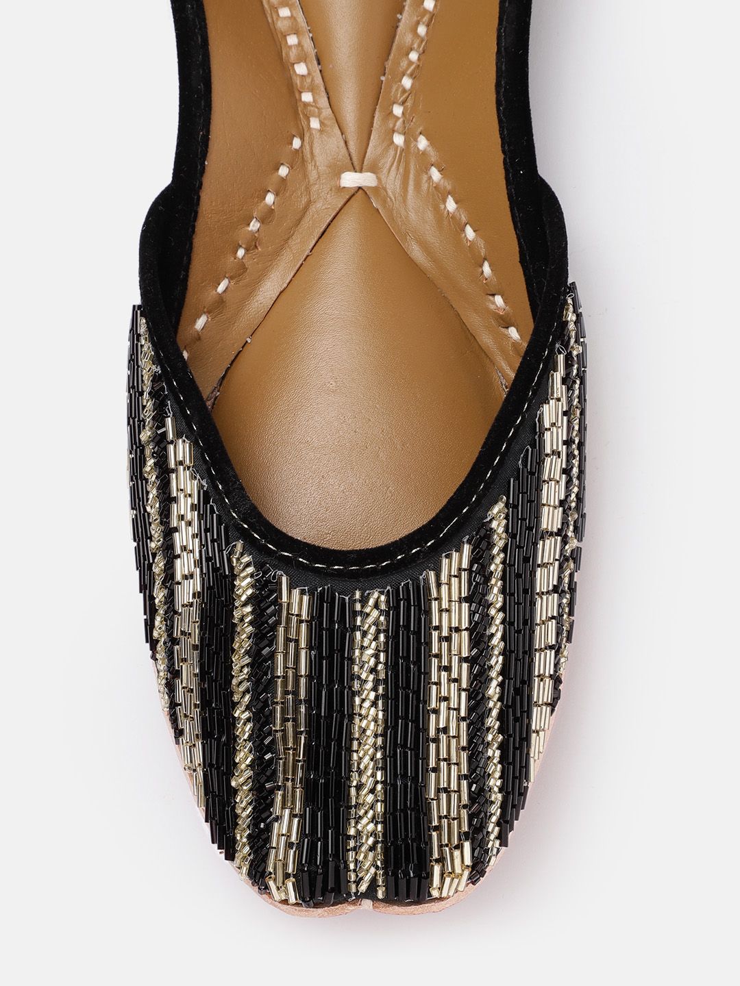 House of Pataudi Women Ethnic Embellished Mojaris