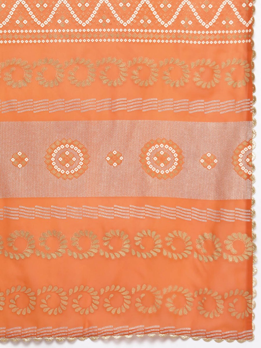 Ahalyaa women's wear Traditional wear lehenga choli - Orange - Distacart