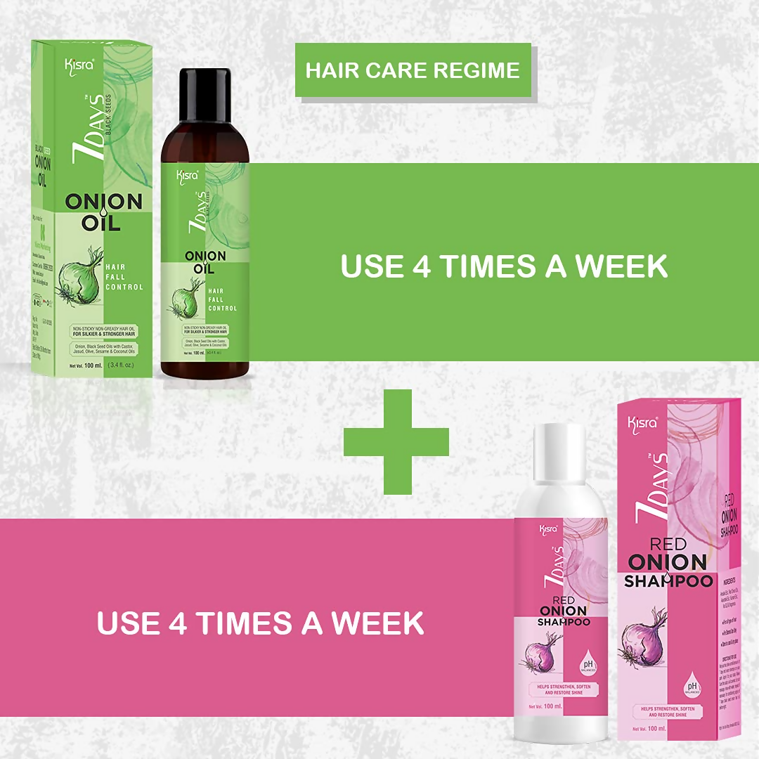 Kisra 7Days Black Seed Onion Hair Oil - Distacart
