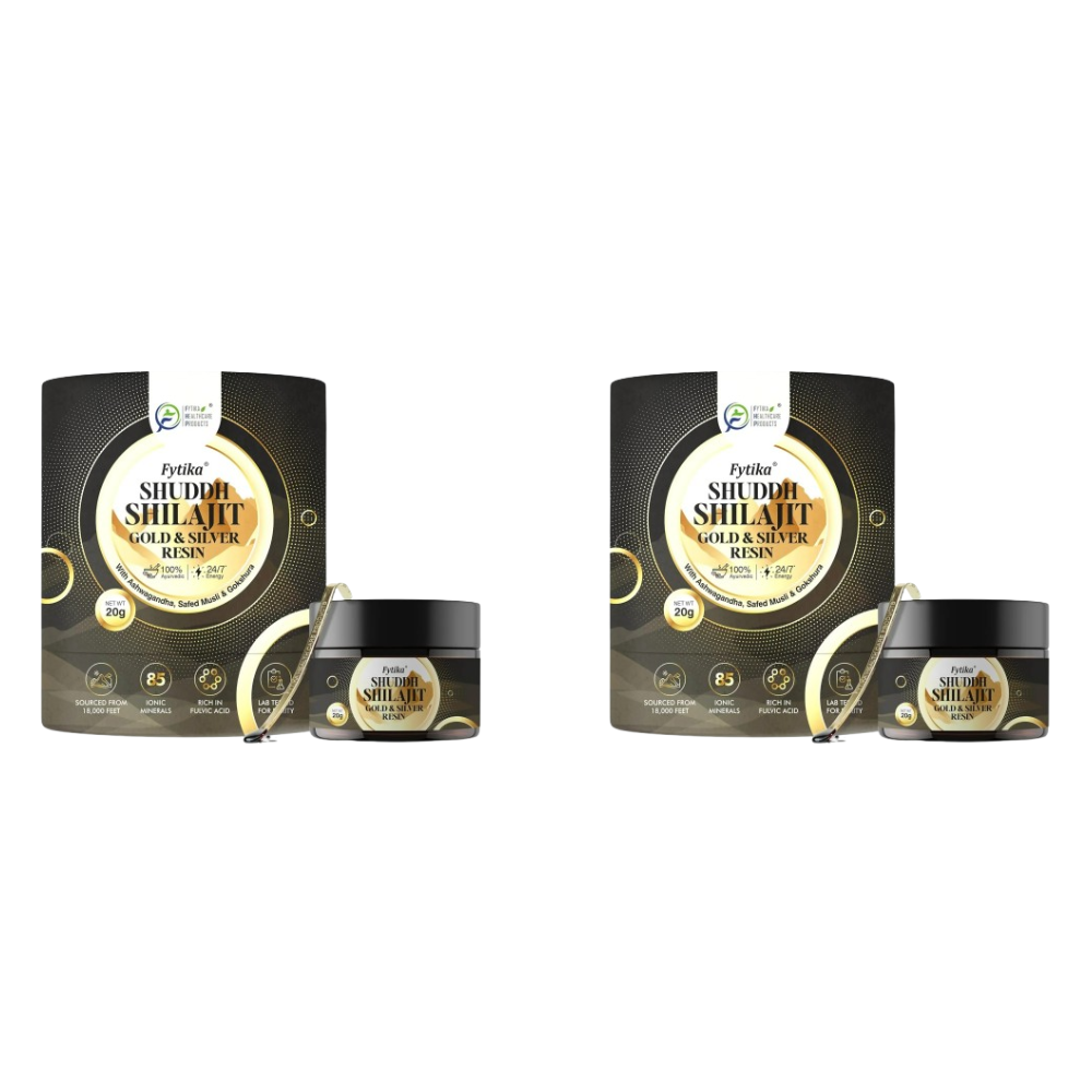 Fytika Shuddh Sj Gold & Silver Resin - Distacart