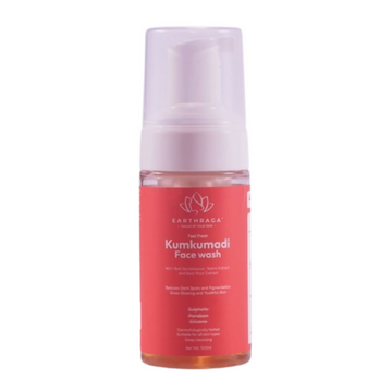Earthraga Kumkumadi Foaming Face Wash - Distacart