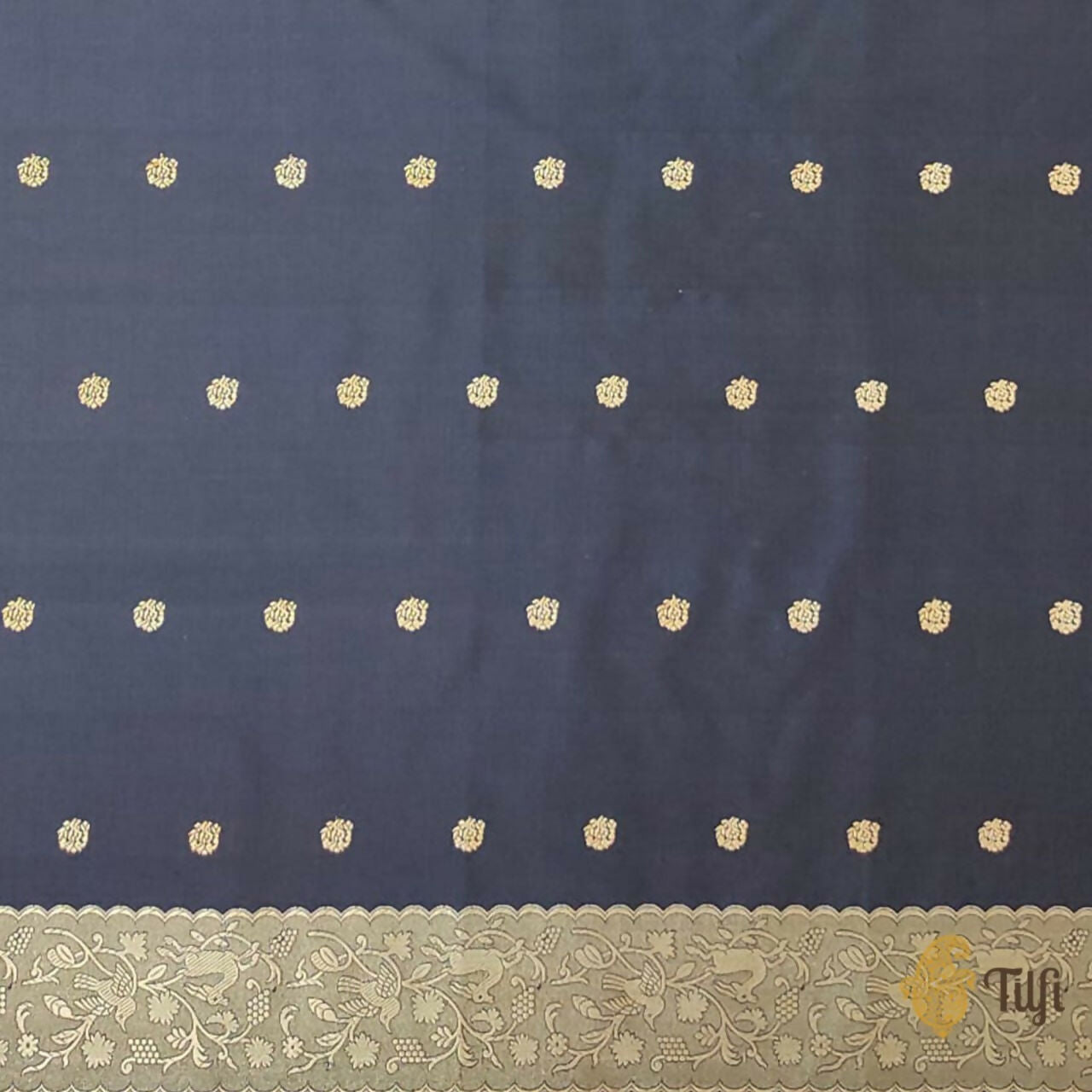 Preksha Creation Indian Style Banarasi Soft Silk Women Saree - Blue - Distacart