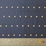 Thumbnail for Preksha Creation Indian Style Banarasi Soft Silk Women Saree - Blue - Distacart