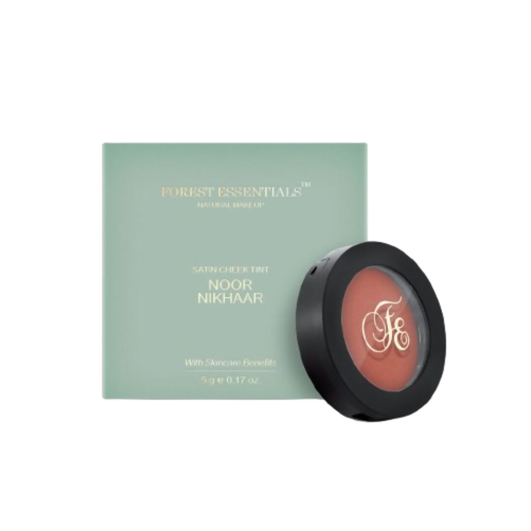 Forest Essentials Noor Nikhaar Satin Cheek Tint Khubani - Peach - Distacart