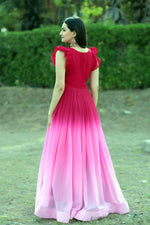 Thumbnail for Jyoti Fashion Women's Pink Sequins Embroidery Faux Blooming Anarkali Dress - Distacart