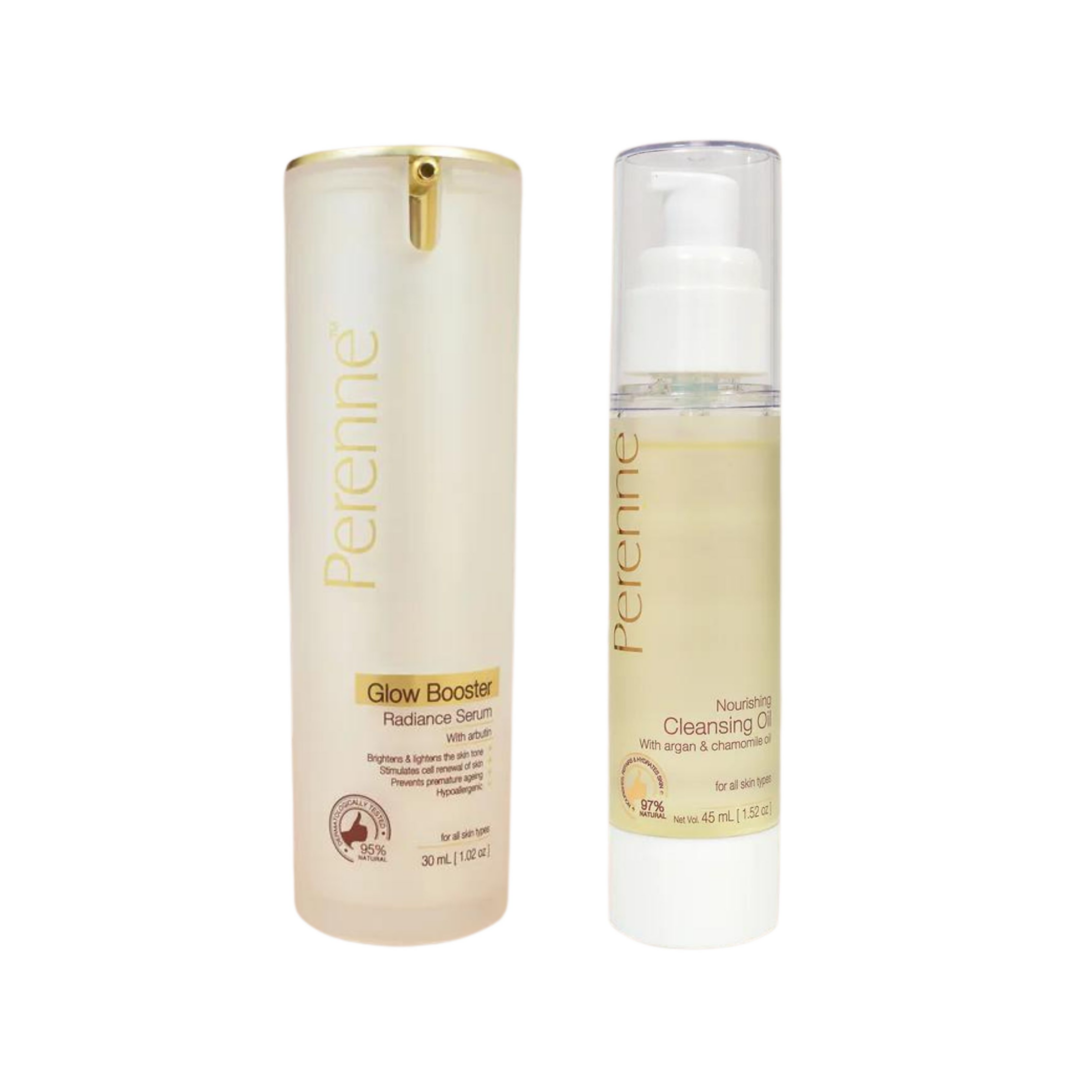 Perenne Skin Restoration Cleansing Oil and Serum - Distacart