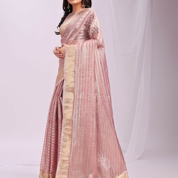 Astita Organza Pink Saree