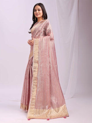 Astita Organza Pink Saree