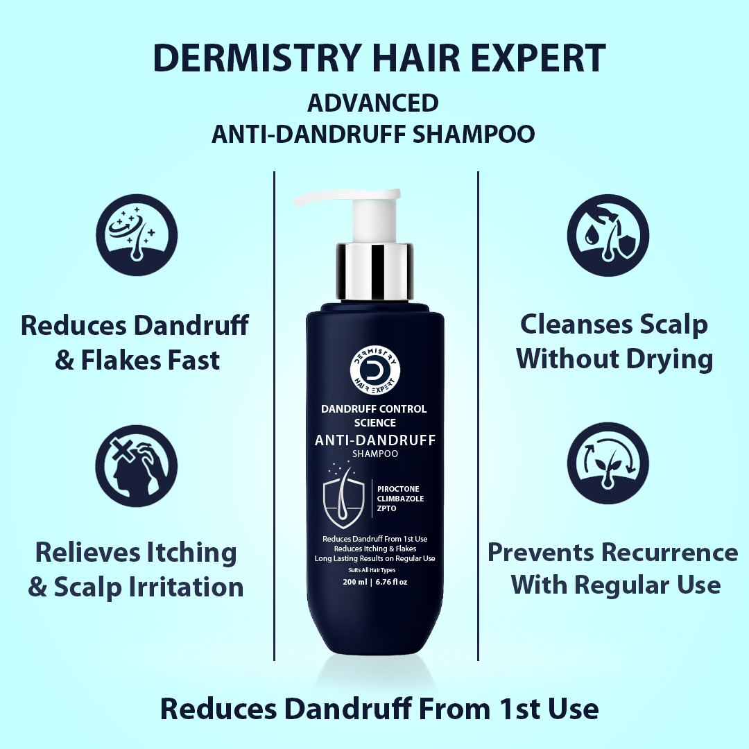 Dermistry Anti-Dandruff Control Shampoo Mask & Serum - Distacart