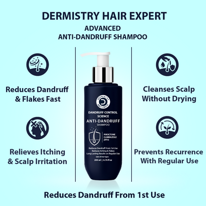Dermistry Anti-Dandruff Control Shampoo Mask & Serum - Distacart