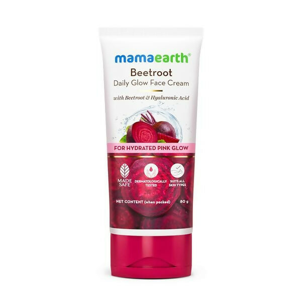 Mamaearth Beetroot Daily Glow Face Cream With Beetroot & Hyaluronic Acid - Distacart