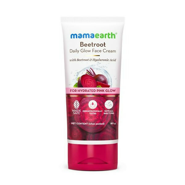 Mamaearth Beetroot Daily Glow Face Cream With Beetroot & Hyaluronic Acid - Distacart