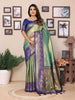 Aastha Fashion Green Tissue Silk Weaving Saree - Distacart