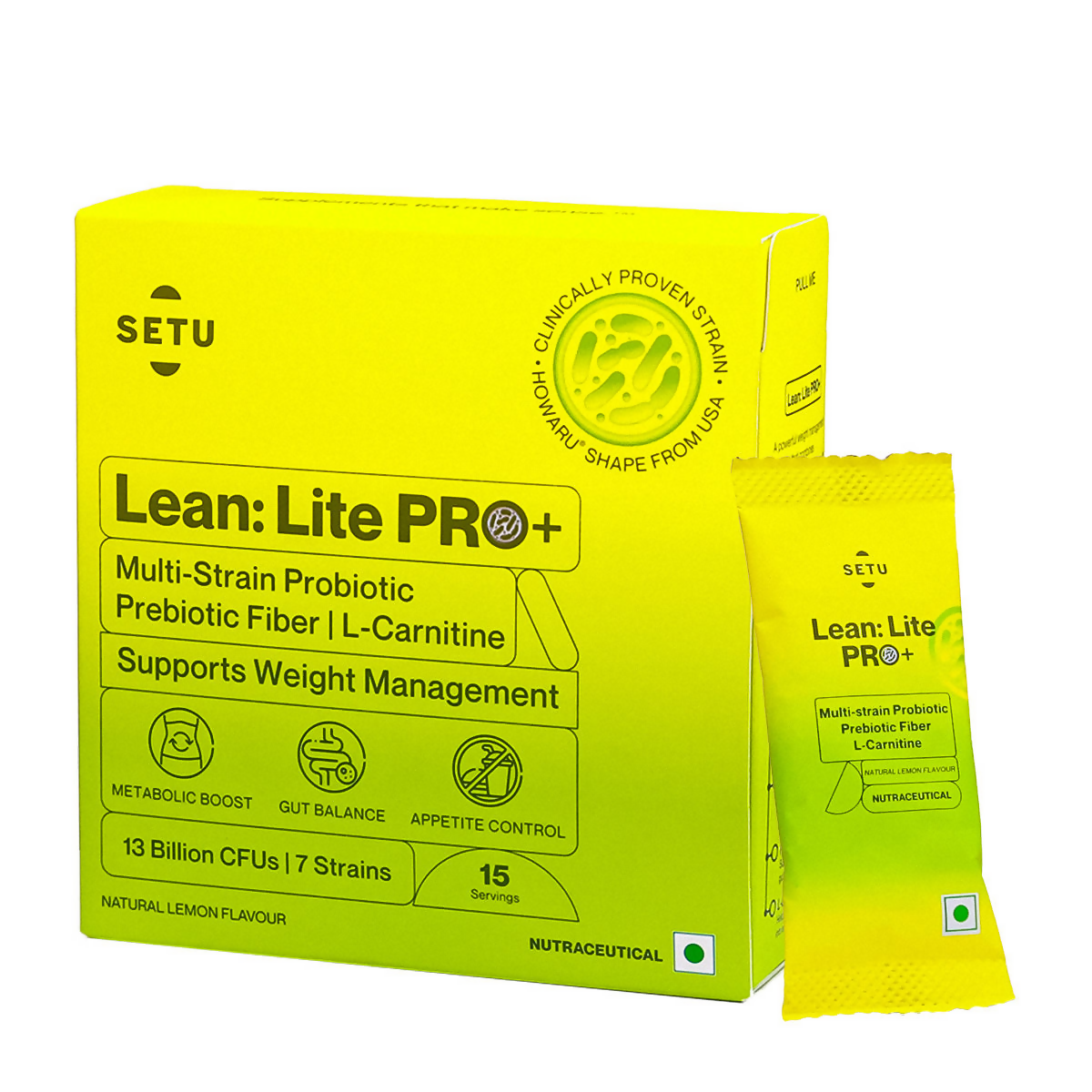 Setu Lean Lite Pro+ Weight Management Gut Health Powder - Distacart
