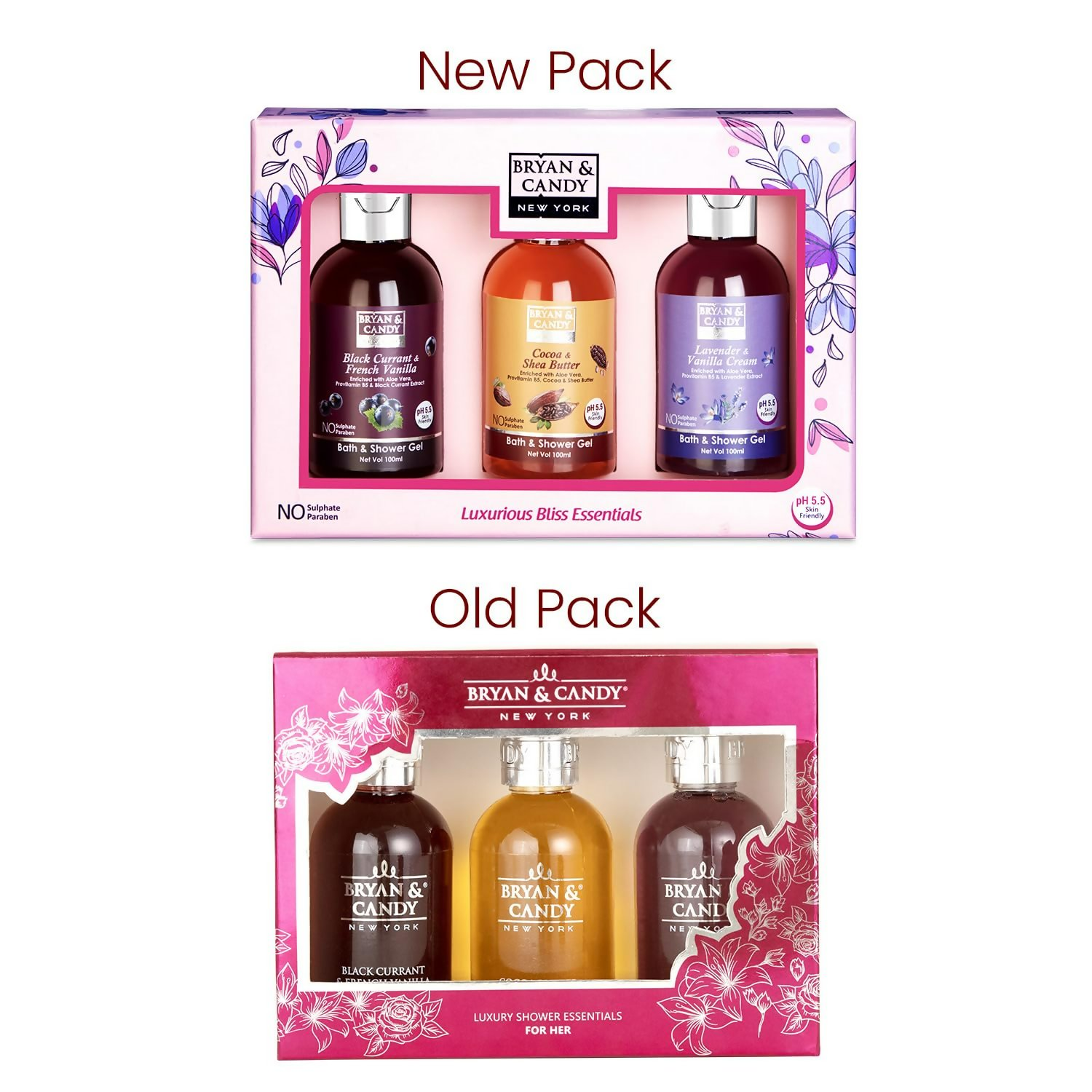Bryan & Candy Luxurious Bliss Essential Shower Gel Combo Kit - Distacart