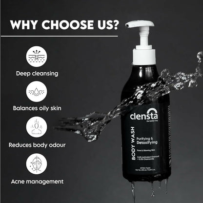 Clensta Purifying & Detoxifying Body Wash - Distacart