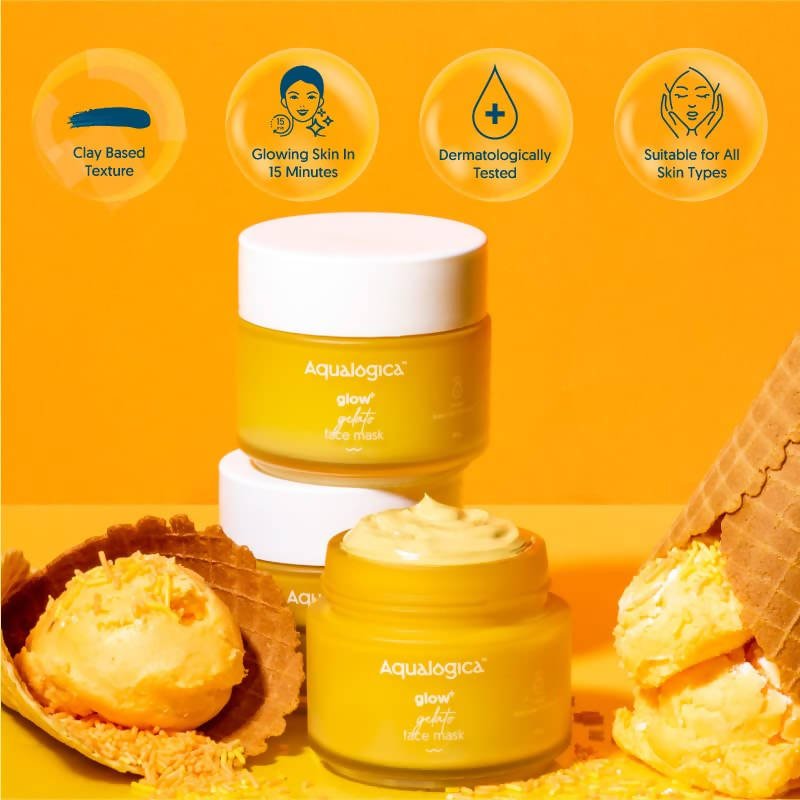 Aqualogica Glow+ Gelato Face Mask - Distacart