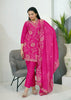 Lehenga Mart Designer Chinon Suit With Sequence Embroidered Work - Pink - Distacart