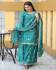 Lehenga Mart Designer Chinon Suit With Sequence Embroidered Work - Green - Distacart