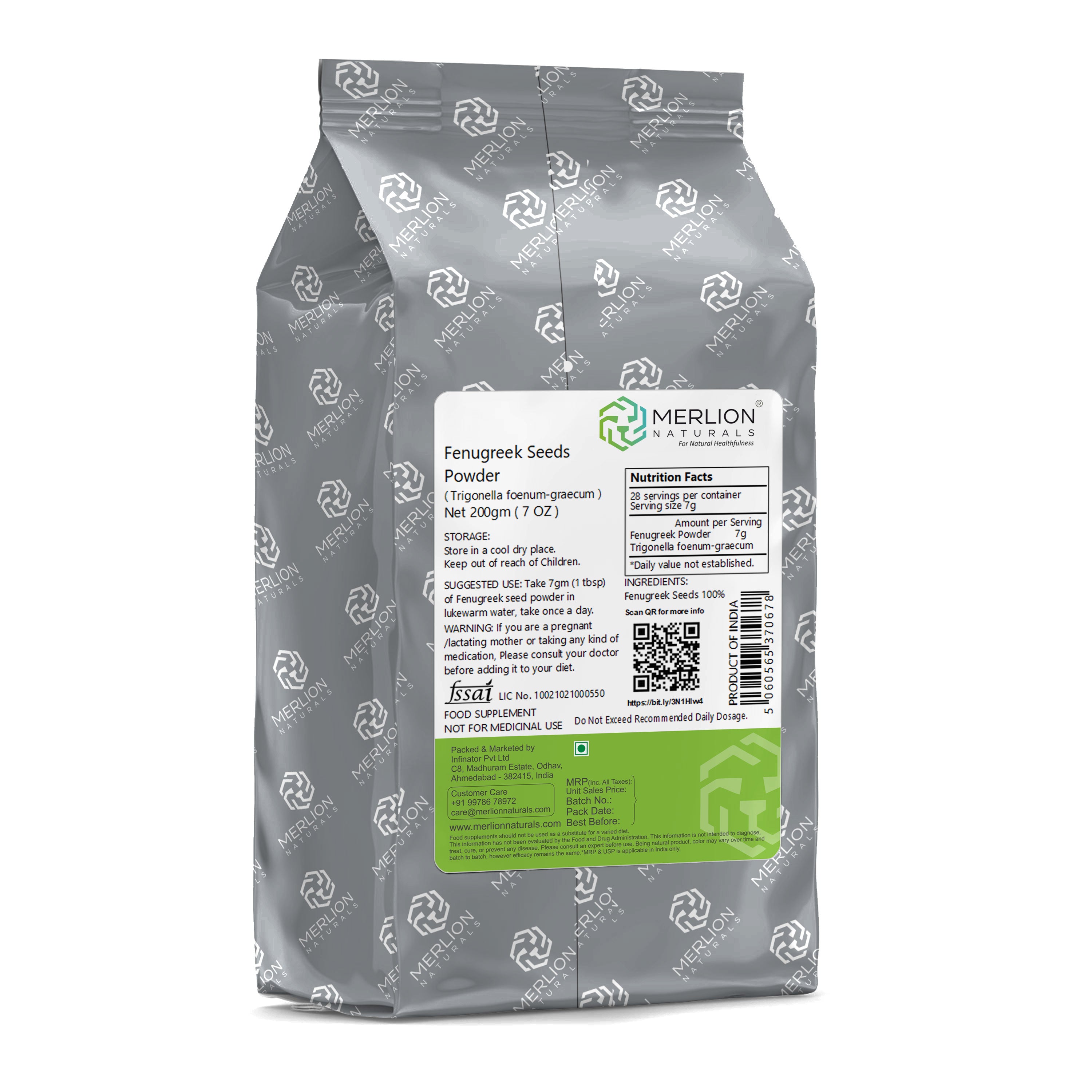 Merlion Naturals Fenugreek Seeds Powder - Distacart