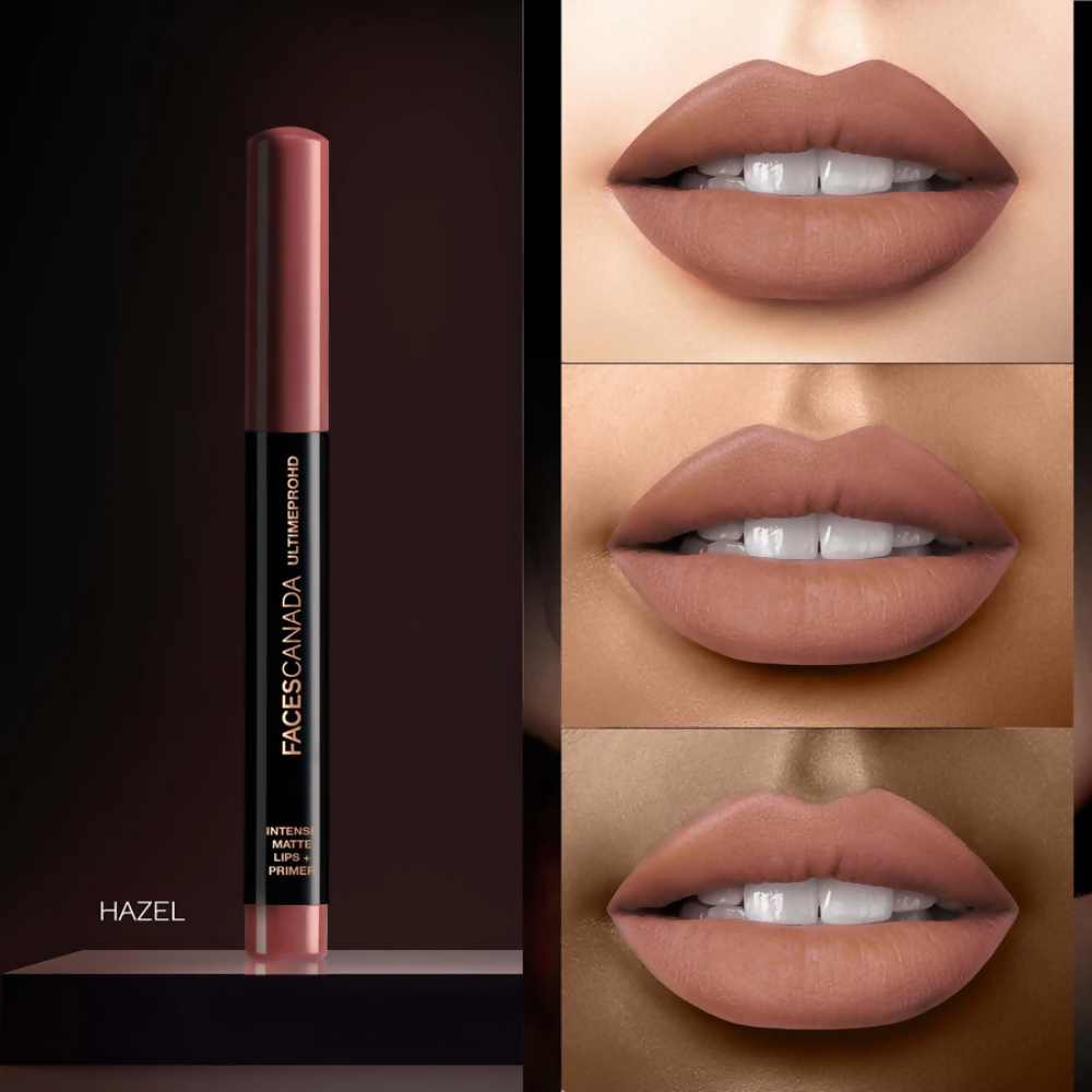 Faces Canada Ultime Pro HD Intense Matte Lips + Primer - Hazel 19 - Distacart