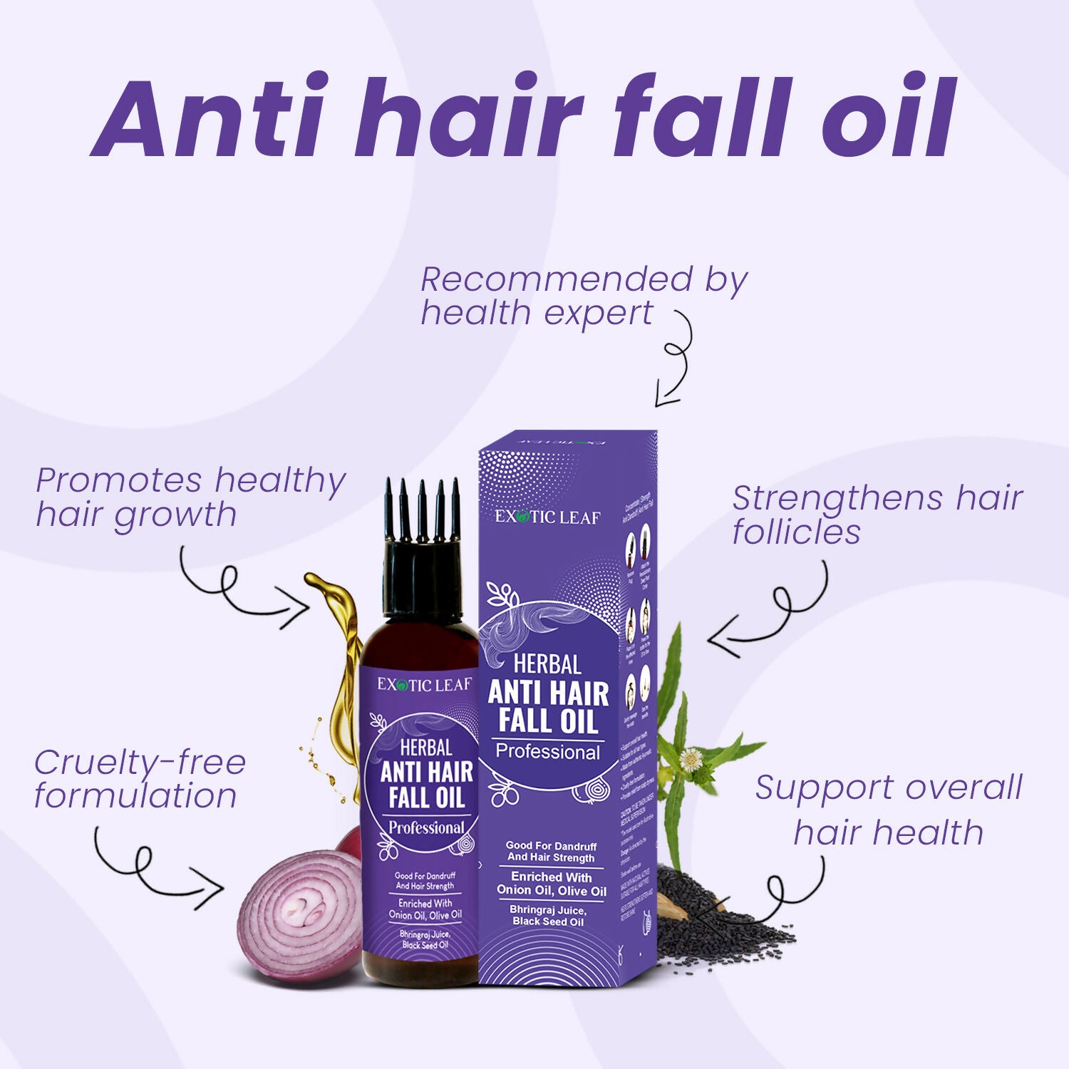 Exotic Leaf Anti Hair Fall Oil - Distacart