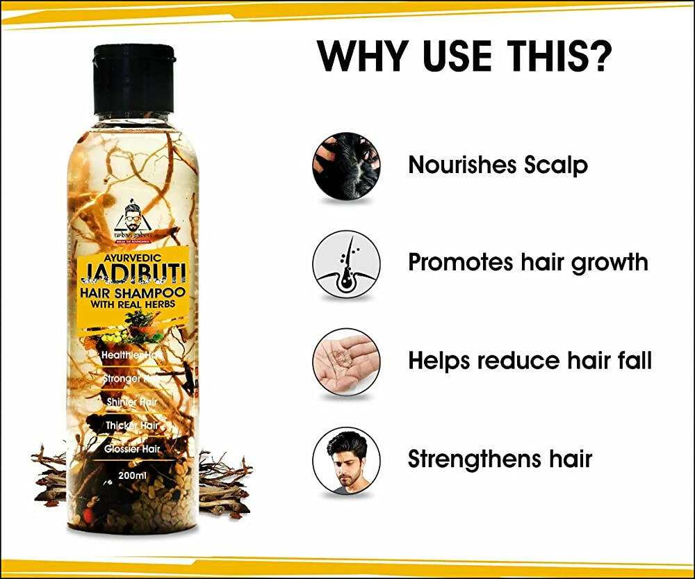 Urbangabru Ayurvedic Jadibuti Hair Shampoo - Limited Time Offer - Distacart