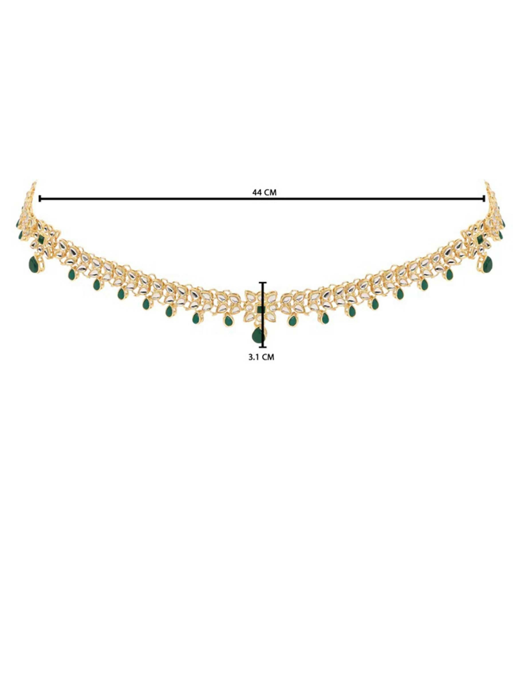 Joban Fashion Green Zinc Alloy Waist Chain For Women