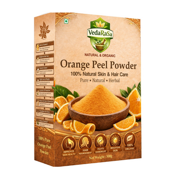 VedaRasa Organic Orange Peel Powder For Face Mask, Skin Care & Natural Glow - Dista