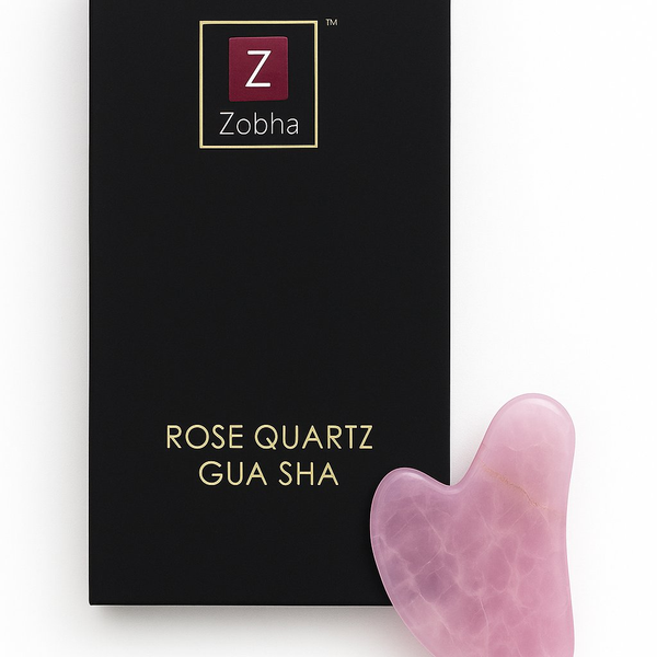 Zobha Rose Quartz Gua Sha - Limited Time Offer - Distacart