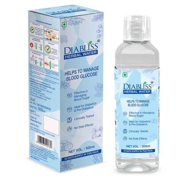 Diabliss Herbal Water For Blood Glucose Management - Distacart